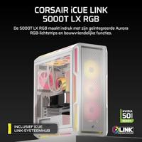 Corsair iCUE LINK 5000T LX RGB Midi Tower Wit - thumbnail