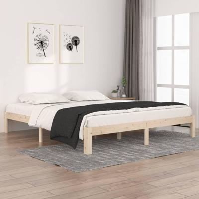 Bedframe massief hout 180x200 cm