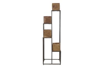 Grondlegger DKD Home Decor Bruin Zwart Multicolour Hout Metaal Modern 40 x 40 x 120 cm 40 x 40 x 138 cm
