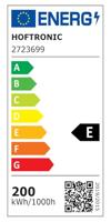 Stratos - LED Breedstraler 200 Watt 23530 Lumen - 6500K Daglicht wit licht - IP65 waterdicht - 15cm Kabel - Schijnwerper - thumbnail