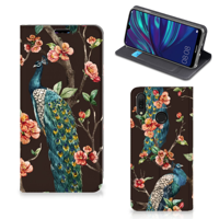 Huawei Y7 hoesje Y7 Pro (2019) | Hoesje maken | Pauw met Bloemen - thumbnail