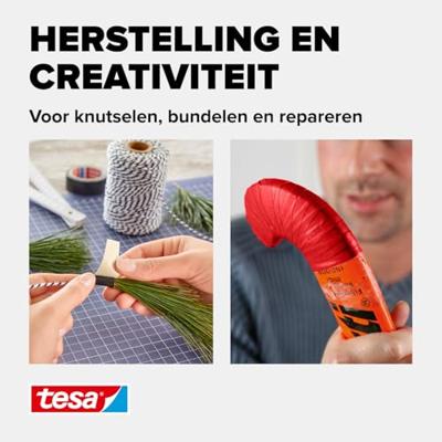 Tesa extra Power Perfect, ft 38 mm x 2,75 m, rood