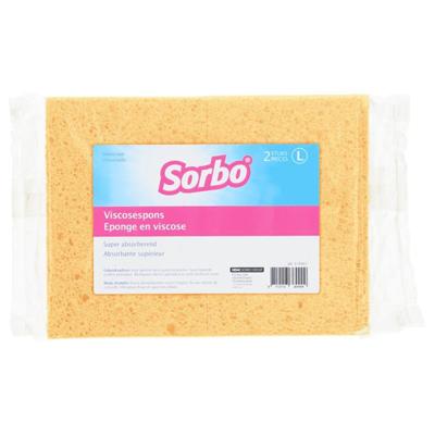 Sorbo viscosespons l pak a 2 stuks Sorbo viscosespons l pak a 2 stuks