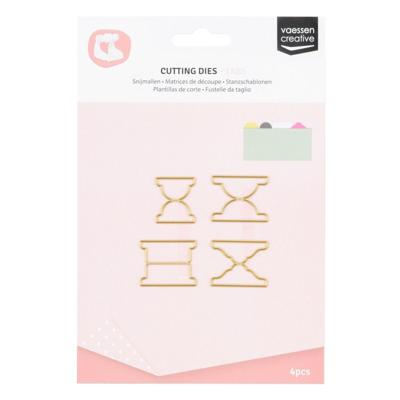Vaessen Creative • snijmallen rolodex tabs 4st.