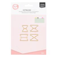 Vaessen Creative • snijmallen rolodex tabs 4st. - thumbnail