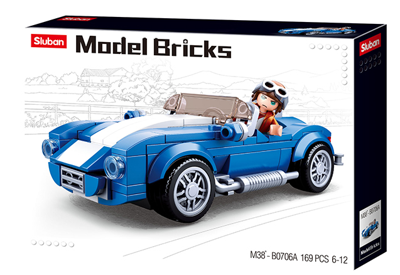 Sluban Classic Sports Car bouwstenen set (M38-B0706A)