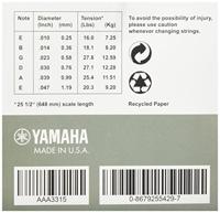 Yamaha FP10 Phosphor Bronze Super Light western gitaar snarenset - thumbnail