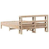 Bedframe zonder matras massief grenenhout 150x200 cm - thumbnail