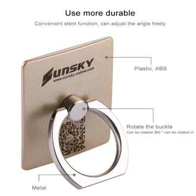 HAWEEL 360 graden rotatie ringhouder voor iPhone Galaxy Sony Lenovo HTC Huawei en andere Smartphones(Gold)