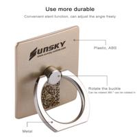 HAWEEL 360 graden rotatie ringhouder voor iPhone Galaxy Sony Lenovo HTC Huawei en andere Smartphones(Gold) - thumbnail