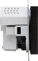 Enzo Kopp HK07 antraciet inbouw stopcontact | RA + USB +USB-C - 4623113 - thumbnail