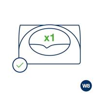 Reinigingsdoekdispenser tork w8 performance wit | 4 stuks - thumbnail