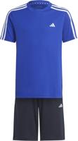 Sportoutfit voor kinderen Adidas Essentials U Tr-Es 3S Blauw - Maat: 7-8 jaar - thumbnail