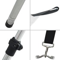 Schaduwdoek T-top 170x170x(115-183) cm wit - thumbnail