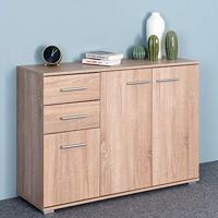 Dressoir Alba MDF-Eiken 107x75x35cm - thumbnail