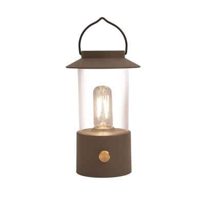 LED Lantaarn taupe 24x9cm op USB