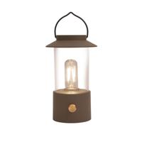 LED Lantaarn taupe 24x9cm op USB - thumbnail
