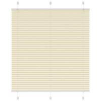 Pliss rolgordijn 120x100cm stofbreedte 119,4cm polyester crme - thumbnail