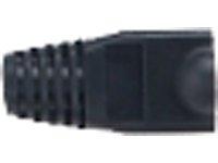 Equip 151178 cable boot for rj-45 plugs 100pcs, black - thumbnail