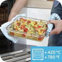 Tefal k30103 masterseal glazen vershoudbakje 0.9l rood - thumbnail