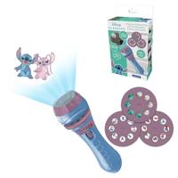 LEXIBOOK - 2 in 1 verhaalprojector en Disney Stitch-zaklamp (3 schijven - inclusief 24 afbeeldingen) - Blauw - LTC050D - thumbnail