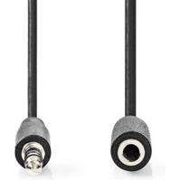 Nedis Stereo-Audiokabel | 3,5 mm Male | 3,5 mm Female | Vernikkeld | 1.00 m | Rond | Label - CAGL22090BK10 - thumbnail