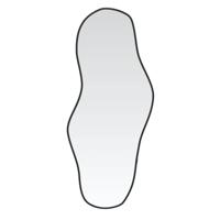 VidaXL Wandspiegel 80x35 cm zwart - thumbnail