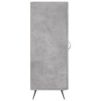 Dressoir 34,5x34x90 cm bewerkt hout betongrijs - thumbnail