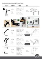LogiLink BP0020 27 Klem Zwart flat panel bureau steun - thumbnail
