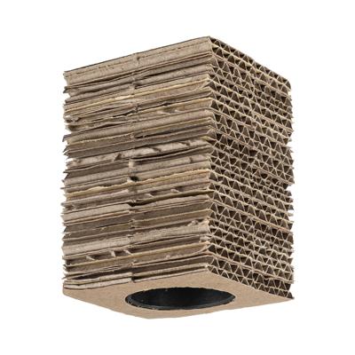 DIY lamphouders - Lamponderdelen - ø6 x 8.5 cm - E27 - Bruin - Vierkant - Ontworpen voor Hanglampen, Wandlampen