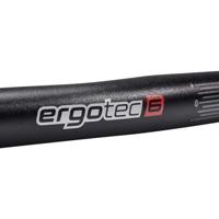 Ergotec stuur flat bar 25,4x600 mm zwart - thumbnail