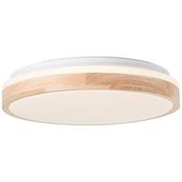 Brilliant PlafondlampBrodsky Ø 39cm wit met hout - G99790/75 - thumbnail
