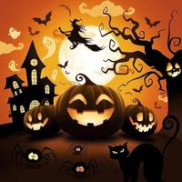 Halloween Servetten Volle Maan (12st) - thumbnail