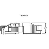 Adels-Contact 12291 163 ST/5 DS Verbindingsklem Flexibel: -2.5 mm² Massief: -2.5 mm² Aantal polen: 5 1 stuk(s) Zwart - thumbnail