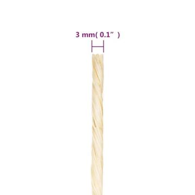 Touw 3 mm 200 m 100% sisal - thumbnail