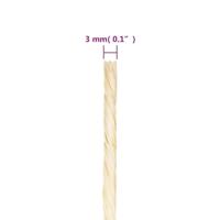 Touw 3 mm 200 m 100% sisal - thumbnail