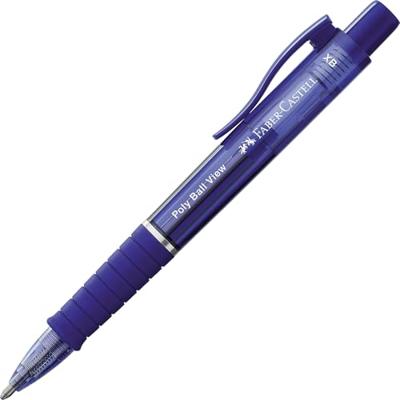 Faber Castell Balpen Polyball View - Admiraal Blauw