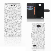 LG Bello 2 Telefoon Hoesje Stripes Dots - thumbnail