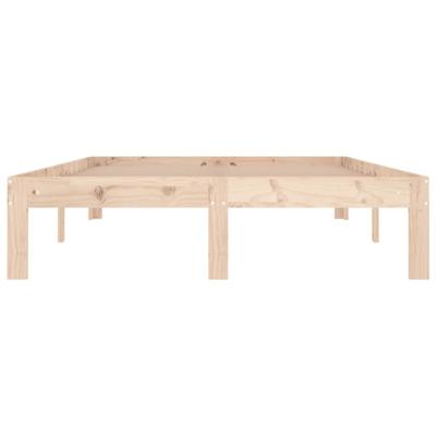 Bedframe massief hout 120x190 cm