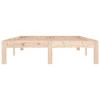 Bedframe massief hout 120x190 cm - thumbnail