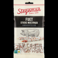 Stegeman Fuet Sticks Multipack Ambachtelijk 120 g bij Jumbo - thumbnail