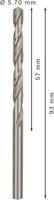 Bosch Accessoires Metaalboren HSS-G, Standard 5,7 x 57 x 93 mm 10st - 2608585495 - thumbnail