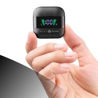 Music Sound, Spark TWS Hoofdtelefoon, Bluetooth, draadloos, led-display, 30 uur afspelen, automatische koppeling, touch-bediening op de oordopjes, zwart - thumbnail