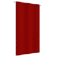 Balkonscherm 120x240 cm oxford stof rood - thumbnail