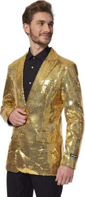 Colbert pailletten goud Suitmeister