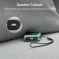 ESR Orbit Hybrid HaloLock Beschermhoes voor oplaadcase Geschikt voor (koptelefoon): In Ear koptelefoon Titaan - thumbnail