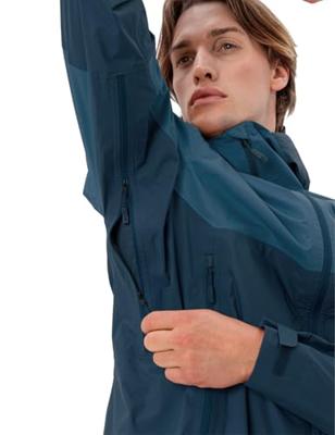 Vaude Simony V 2.5L Regenjas Heren Dark Sea M Vaude Simony V 2.5L Regenjas Heren Dark Sea M