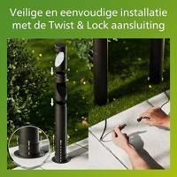 Philips LED 929004659701 Desi Staande LED-buitenlamp LED 4.5 W Zwart - thumbnail