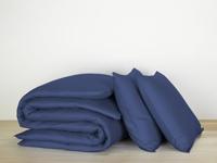 De Witte Lietaer De Witte Lietaer OLIVIA Dekbedovertrek Blue indigo 200x200/220 - thumbnail