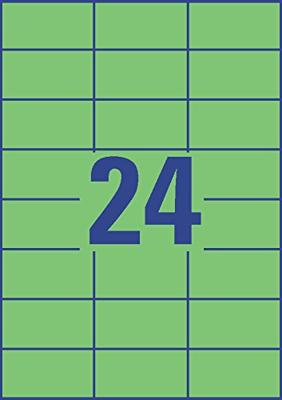 Etiket avery 3450 70x37mm groen 2400st Etiket avery 3450 70x37mm groen 2400st